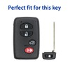 Key Fob Cover Camry Corolla: 4 Buttons Silicone Key Fob