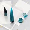 Stuppendux 4pc Blue 2Style Glass Ear Gauges Stretching Kit Tapers