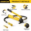 DOOROOM CP-180 Hydraulic Hand Pump,Hand Operated Pump Suitable for Separate