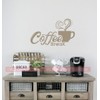 Coffee Break Kitchen Wall Stickers Quote Decals for Wall -