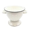 Tablecraft Colander Handles, 12.25" x 9.75" x 5.5", White