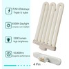 65Watt FML65/6500K Daylight Triple Tube Fluorescent Light Bulb, 4-Pin GX10Q-8