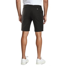 GINGTTO Mens Golf Shorts 9 Inch Inseam Stretch Black Dress Shorts for Men Casual 34