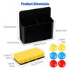 Keinlan 2Pcs Magnetic Pen Holder & Organizer for Whiteboard Fridge