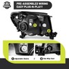 ROADEAL Headlights W/Bulbs for 2005 2006 2007 2008 2009 2010