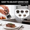 Premium Salt and Pepper Grinder Set of 2, 6 oz
