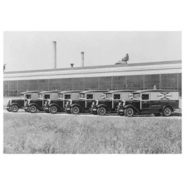 Studebaker 1933 Studebaker Delivery Truck Baur Bros Aunt Hannah Bread Press Photo 0092