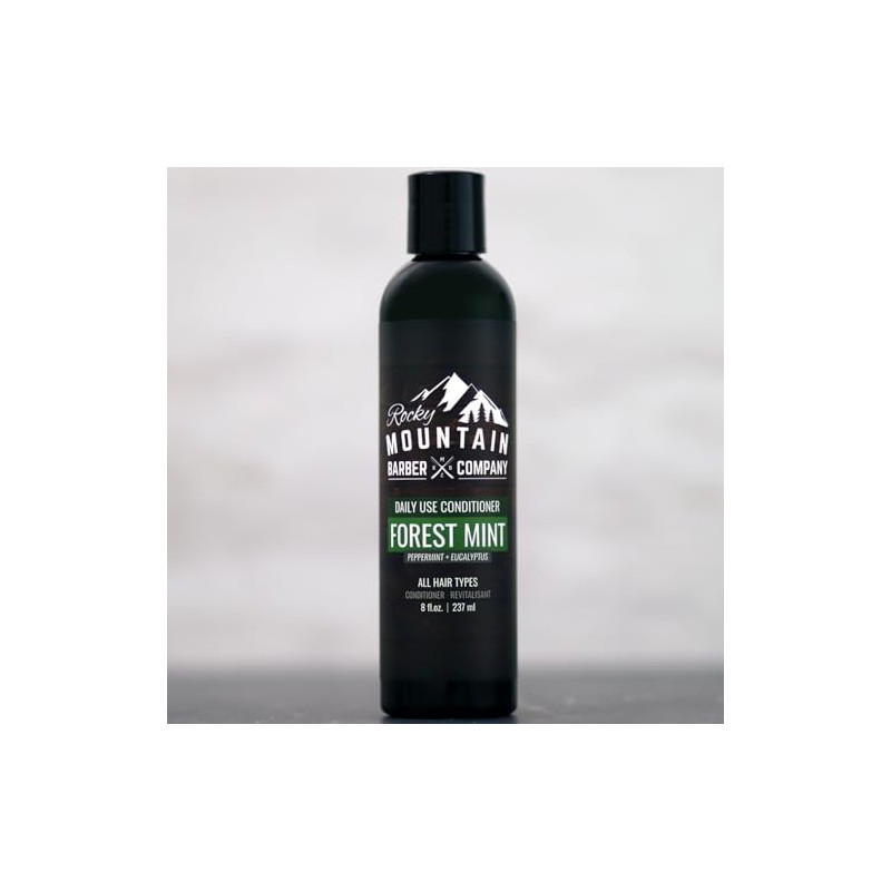 Rocky Mountain Barber Company - Acondicionador para hombre, aceite de