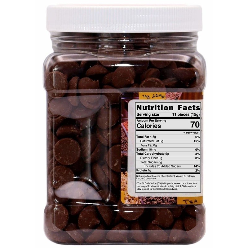 WinCrest Mini Unwrapped Hershey Kisses - 1.5 Lb Tub