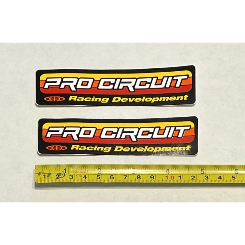 Unbranded 2 PRO CIRCUIT SUSPENSION decals stickers dirtbikes motocross utv