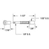 Prime-Line PL 14666 Window Screen Plunger Latch Nylon for 3/8