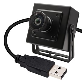 Svpro 16MP USB Camera Wide Angle 120 Degree Distortion-Free Webcam for Computer Laptop, Embedded Video Camera with Metal Housing IMX298 Machine Vision USB2.0 Industrial Camera for 3D Printer
