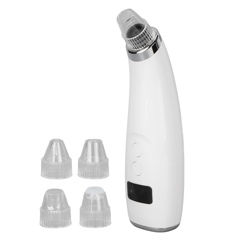 Electric Blackhead Vacuum Cleaner LED Display 3 Strength Blackhead Extractor