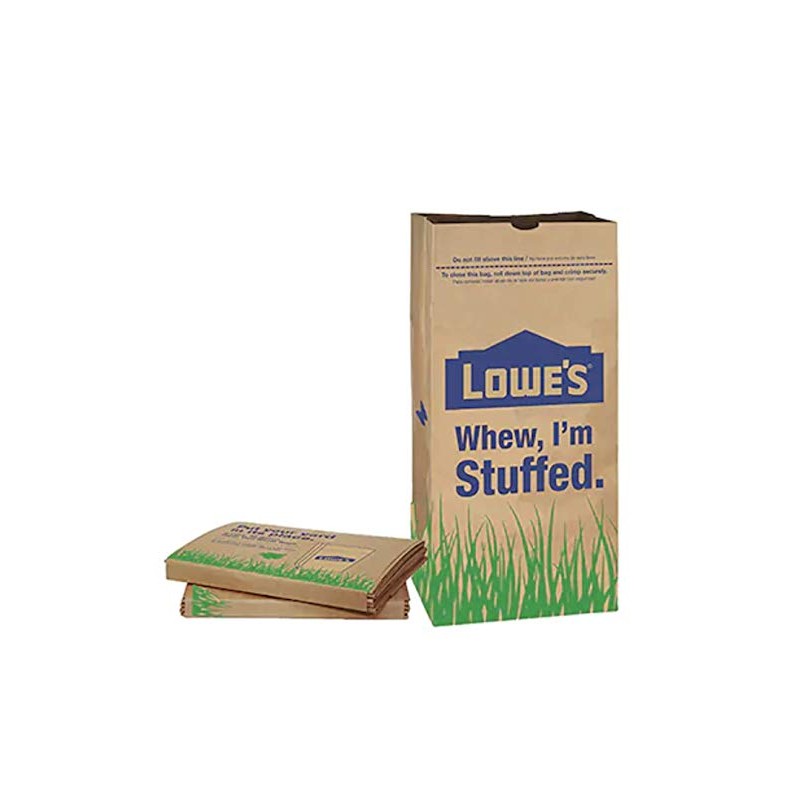 Lowes 30 Gallon Paper Heavy Duty Brown Paper Lawn and