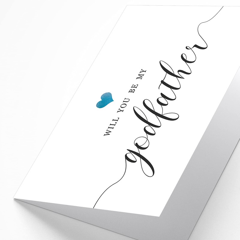 Will You Be My Godfather Card, Godfather Proposal Card, Be