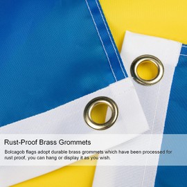 Bolcagob WE DO THIS NOT BECAUSE IT IS EASY Flag 3x5FT Funny Cool Flag Banner for College Dorm Room Decorations Double Sewing Edges and 2 Shiny Brass Grommets (3x5FT)