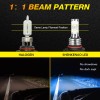 SHENKENUO 6X 8000K LED Headlights High Low Beam Fog Light