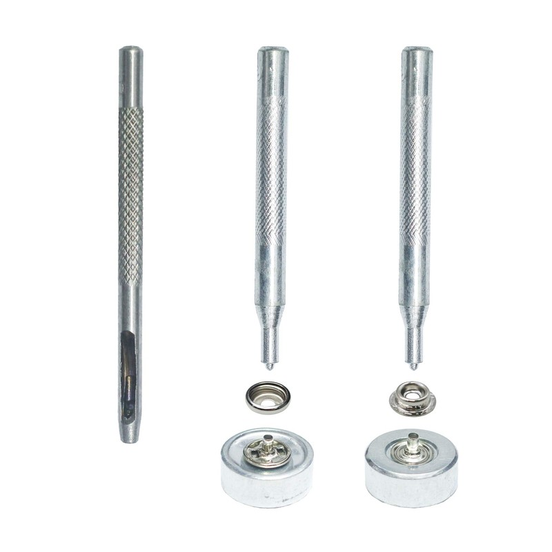 INNETOC 100 Sets - 12mm(1/2") Metal Line 20 Gunmetal Black