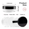 10g Refillable Loose Powder Container with Sifter & Puff –