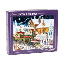 Vermont Christmas Company Santa's Express Christmas Jigsaw Puzzle 1000 Piece