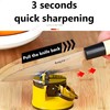 Hands Free Knife Sharpener，with suction cup，portable，tungsten Carbide，quick Sharpening，suitable for home