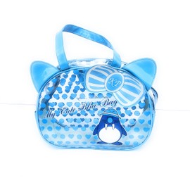 Kennedy Playsets Little Girl's Plastic Handbag Toddler Bag School Swimming Clear Bag