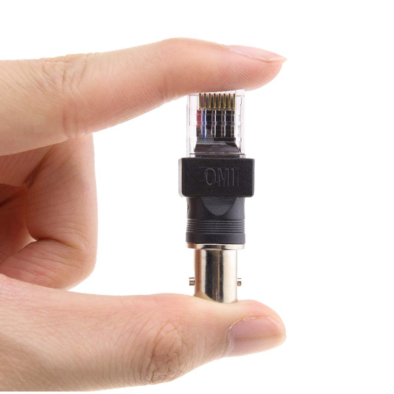 EMSea BNC Female to RJ45 Male RF Coaxial Connector Coupler