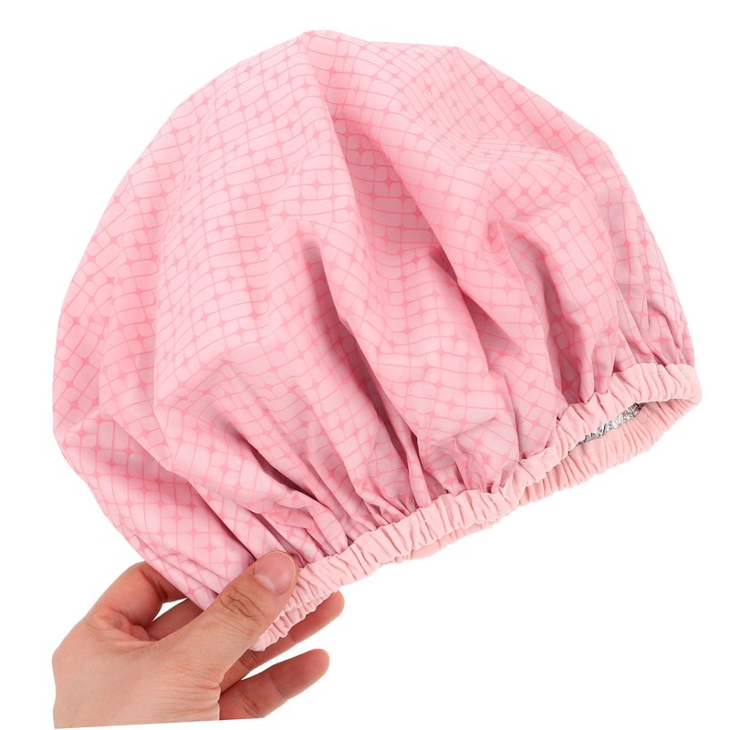 Healeved Hair Mask Cap Processing Caps Eva Pink