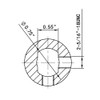 IMOOA 3/4" DD x 1"-48 Spline Universal Steering U Joint