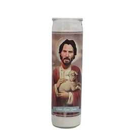 Keanu Reeves Devotional Prayer Saint Candle