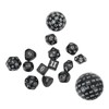 15Pcs Polyhedral Dice Set Acrylic D3 to D100 Table Gaming