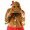 #followme 6442-S Gingerbread Adult Onesie Womens Pajamas