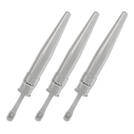 TOHKIN EC-SOT82(S)-2 Pencil Cap with Clip, Silver, Set of 3, Brass, Made in Japan