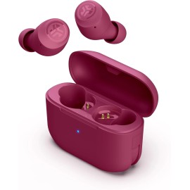Jlab Go Pop+ True Wireless Bluetooth Earbuds & Charging Case - Violet, App Suppo