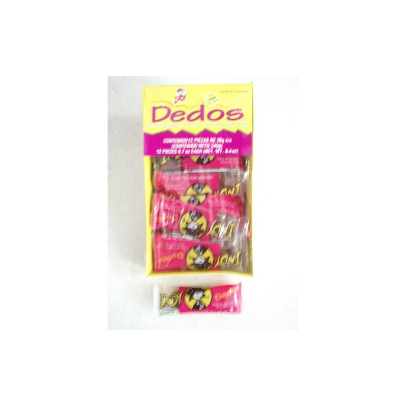 6x Dedo Indy Spycy And Sour Candy 12-pcs each box