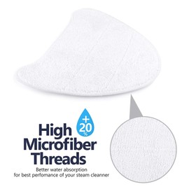 KEEPOW 6 Pack Replacement Triangle Pads for Vax Steam Cleaner Mops S86-SF-CC, S86-SF-C, S85-CM