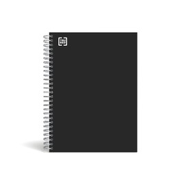 TRU RED TR58351M-CC 3-Subject Notebook, 5.88 x 9.5-Inch , College Ruled, 138 Sheets, Black