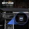 BATIGE Dual Ports Square USB 3.0 Panel Flush Mount Extension