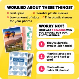 4x6 Photo Albums - Photo Album 4x6 - Small Photo Album 4x6 - Small Photo Album (Set Of 16) Mini Photo Album - Photo Books for 4x6 Pictures - Small Photo Albums for Pictures 4x6 - Mini Photo Album 4x6