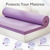 BDEUS 2 inch Mattress Topper, Cooling Gel Memory Foam Bed