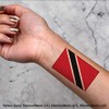 4 x 'Trinidad & Tobago Flag' Temporary Tattoos - Water