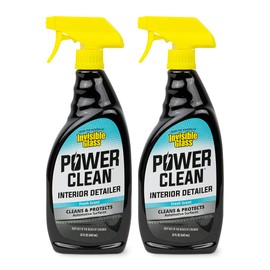 Invisible Glass 92024-2PK Power Clean Automotive Interior Detailer Cleaner Protectant and Conditioner to Restore Interior Surfaces Prevent Fading, 22 Fl Oz, Pack of 2
