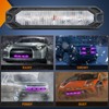 Nilight 6LED Emergency Strobe Lights 4PCS Ultra Slim Surface Mount