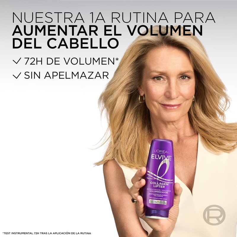 L'Oréal Paris Elvive Collagen Lifter Conditioner 72H Volume, 300 ml