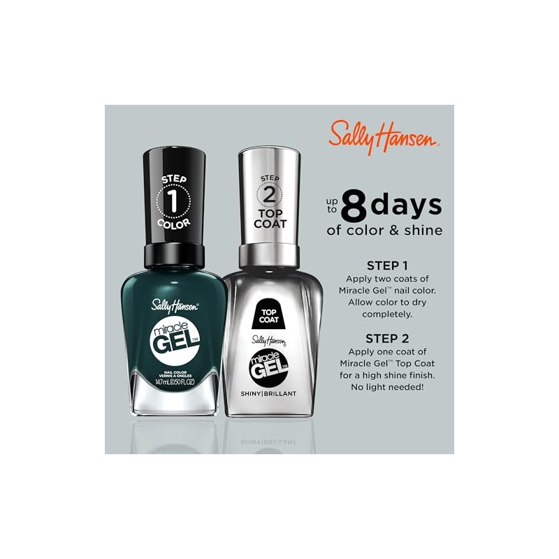 Sally Hansen Miracle Gel Jealous Boyfriend, .5 Oz, Pack Of