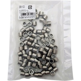 Waki Sangyo Shelf Dowel, Men, Shelf Bracket Dowel, 100-Piece Set, Chrome, 8mm, Cabinet, Bookshelf, DB-021