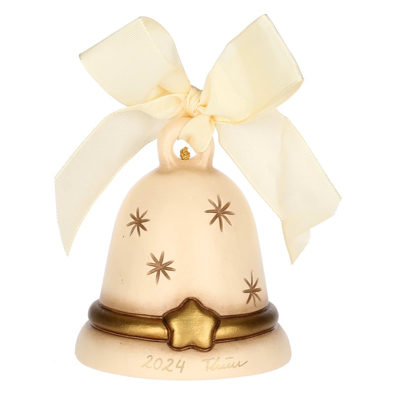 THUN - Limited Edition 2024 Bell with Angel Ceramic Champagne,