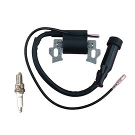 RYTIME GX110 Ignition Coil Compatible with Honda Gx120 Gx140 Gx160 Gx200 Predator 212cc 5.5hp 6.5hp Engine Generator 4589693 7988801 30500-ZE1-033 30500-ZE1-063 440-105 with Spark Plug