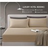 funky gadgets king size Deep fitted sheets Beige 100% egyptian