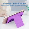 HZZADZXW Cell Phone Stand for Desk, Foldable and Adjustable Multi-Angle